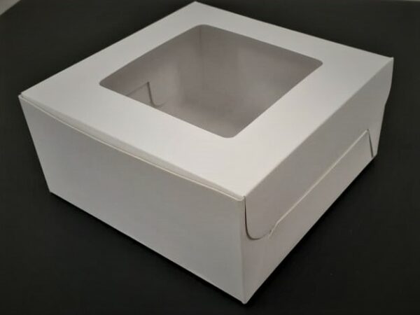 Caja cuadrada con visor