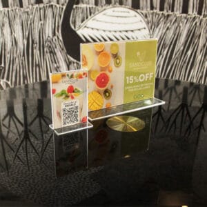Table Tent Acrílico