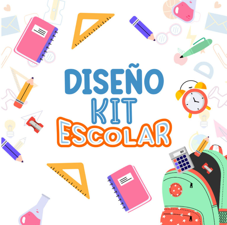 Diseño personalizado para kit escolar