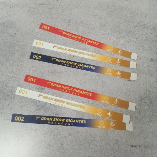 Pulseras para eventos - full color