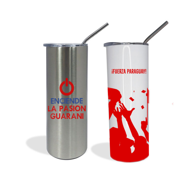 Vaso con pajita 600 ml