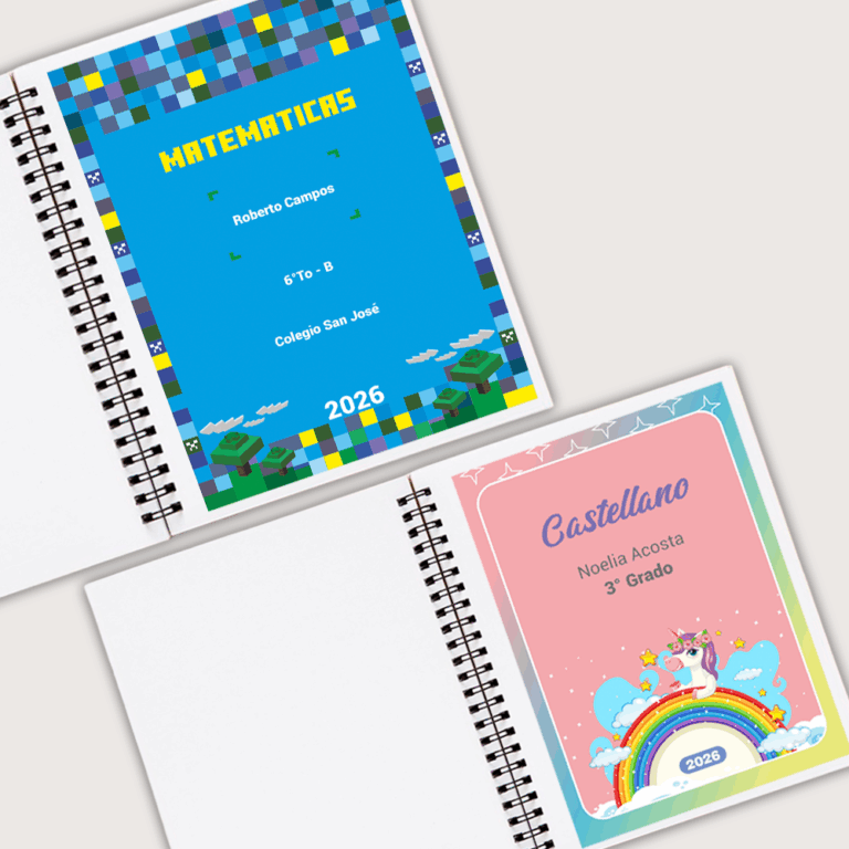 Carátulas escolares