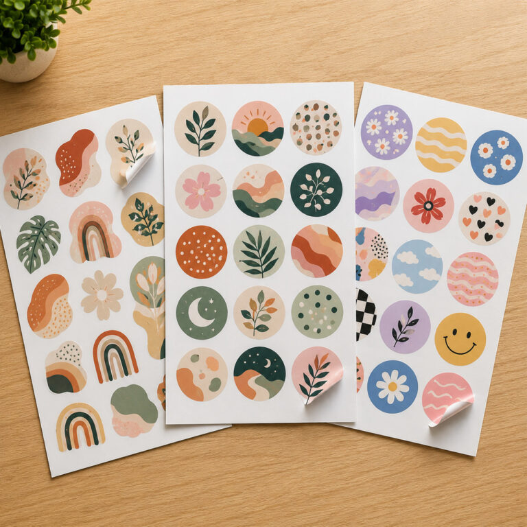 Stickers semipermeable brillo