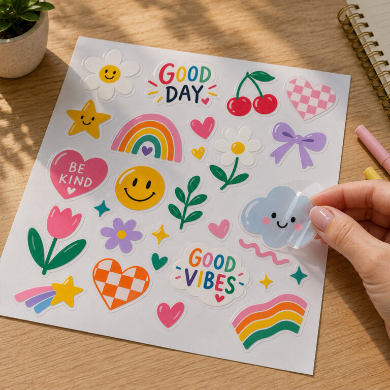 Stickers semipermeables transparente
